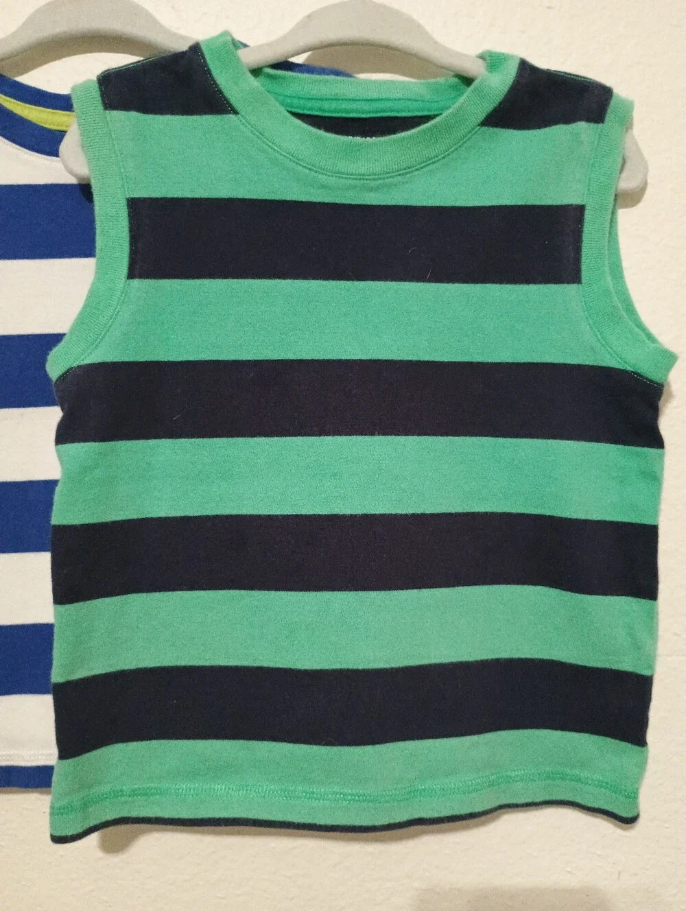 4/$15 (2) Pack OshKosh Sleeveless Striped Shirts, 2T